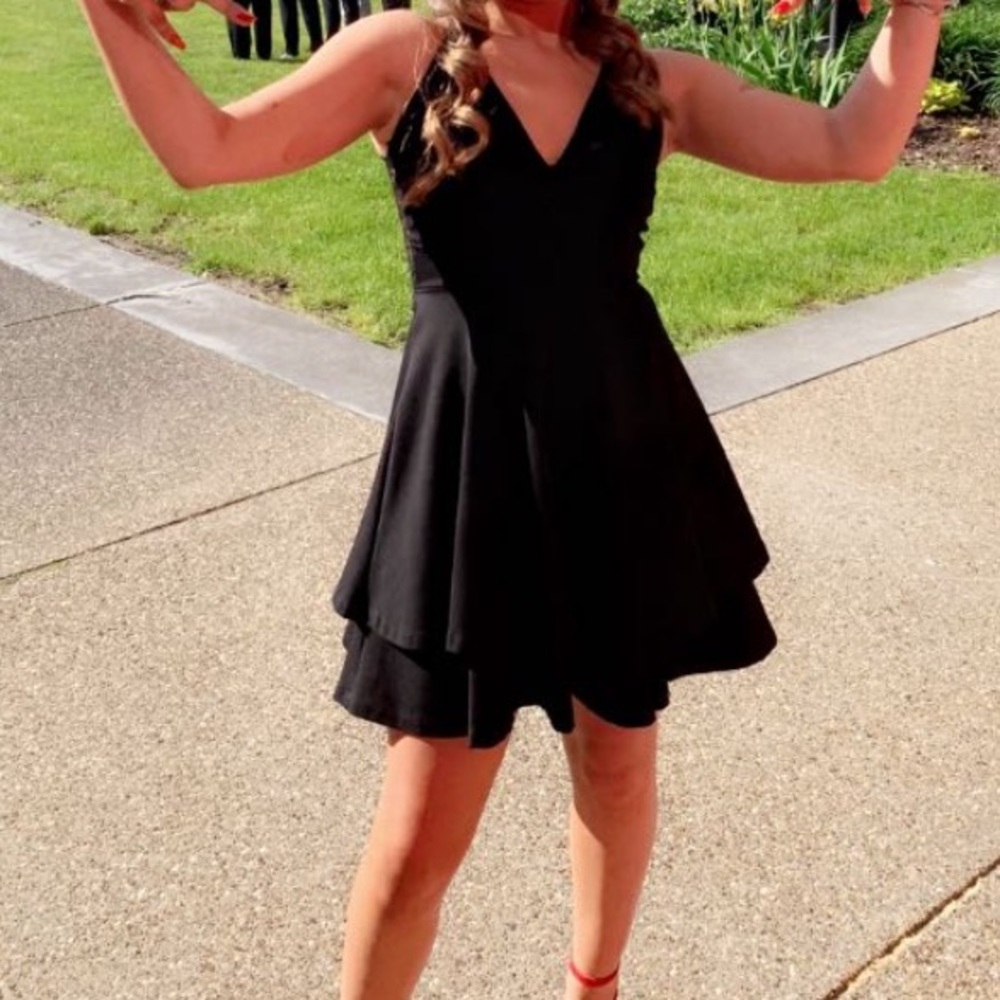 black formal dress